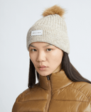 ROHNISCH Pom Braid Beanie Hat Safari