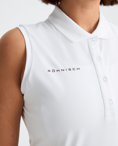 ROHNISCH Nicky Sleeveless Polo White