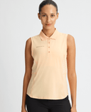 ROHNISCH Abby Sleeveless Polo Monogram Peach