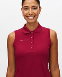 ROHNISCH Nicky Sleeveless Polo Beet Red