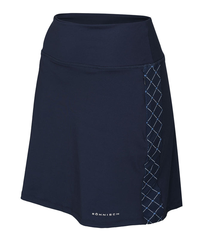 ROHNISCH Nicky Skort 47cm Micro R Check Navy