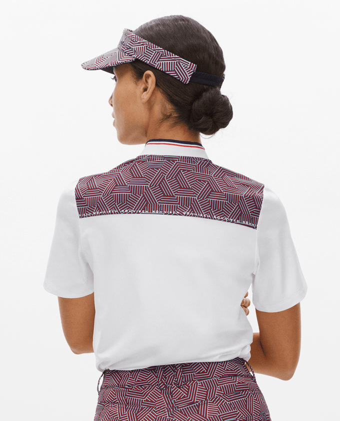 ROHNISCH Arya Poloshirt Logo Hexagon Red