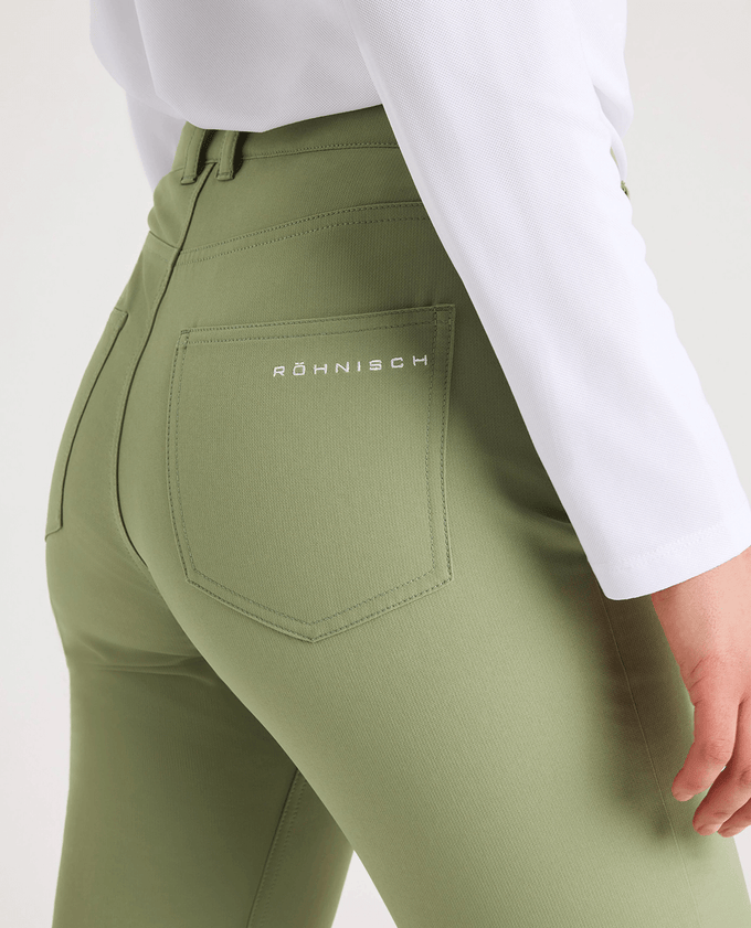 ROHNISCH Chie Brushed Winter Trouser 30'' Sage Green