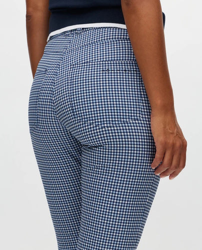 ROHNISCH Chie Comfort Trouser 30" Minicheck Skyway