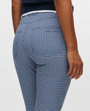 ROHNISCH Chie Comfort Trouser 30" Minicheck Skyway