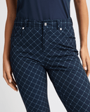 ROHNISCH Chie Comfort Capri Micro R Check Navy