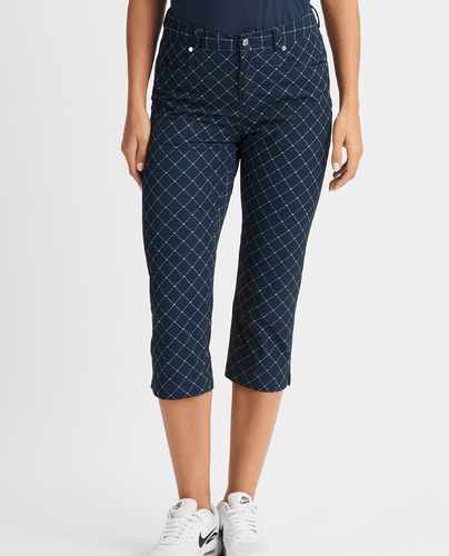 ROHNISCH Chie Comfort Capri Micro R Check Navy