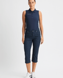 ROHNISCH Chie Comfort Capri Micro R Check Navy