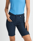 ROHNISCH Chie Comfort Bermuda Micro R Check Navy