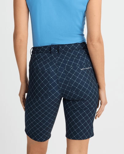 ROHNISCH Chie Comfort Bermuda Micro R Check Navy