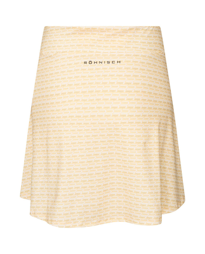 ROHNISCH Luna Long Skort 48cm Monogram Peach