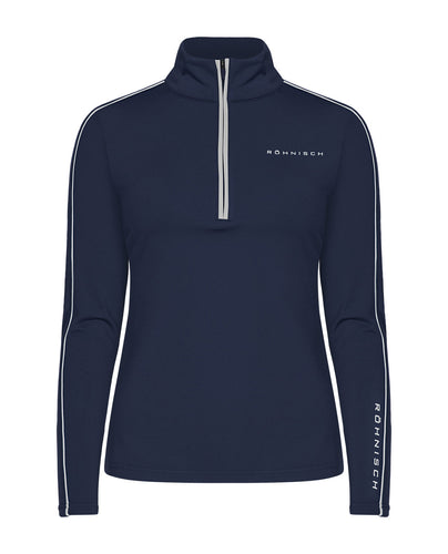 ROHNISCH Amie Brushed Midlayer Navy/White