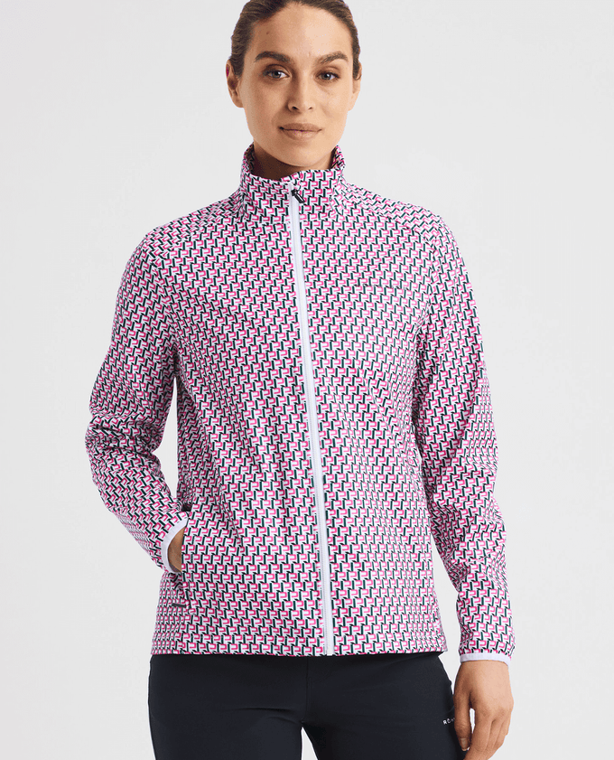 ROHNISCH Lorraine Wind Jacket Logo Rose