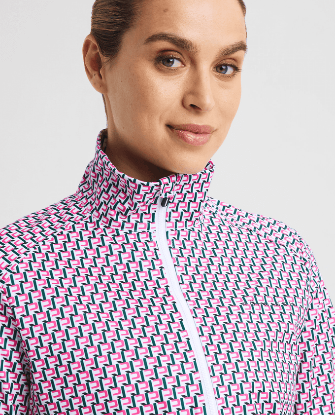 ROHNISCH Lorraine Wind Jacket Logo Rose