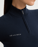 ROHNISCH Kora Knitted Half Zip Navy