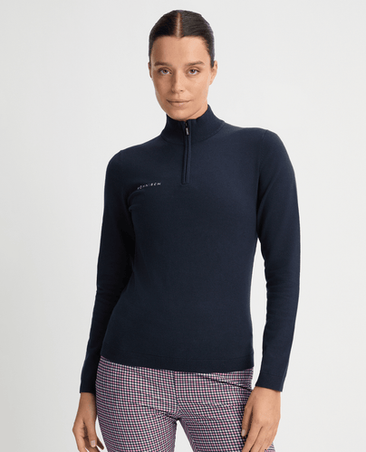 ROHNISCH Kora Knitted Half Zip Navy