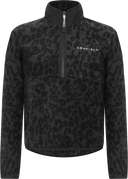 ROHNISCH Thermal Half Zip Fleece Grey Leo Print