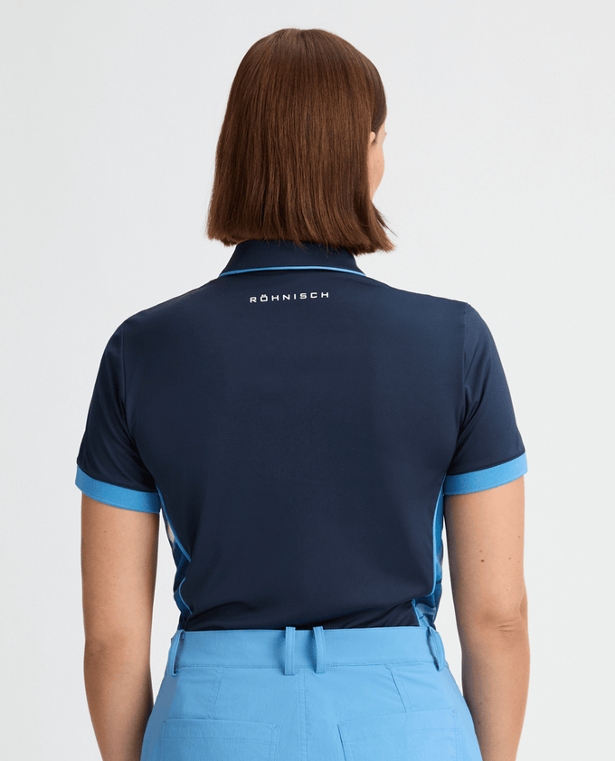 ROHNISCH Ultra Viola UV Short Sleeve Polo Navy