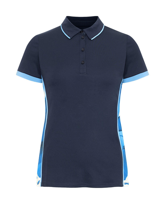 ROHNISCH Ultra Viola UV Short Sleeve Polo Navy