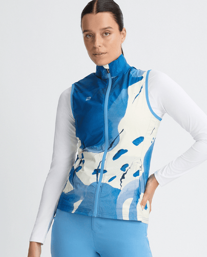 ROHNISCH Packable Ultralight Vest Blue Aquarelle