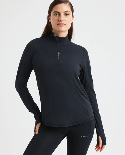 ROHNISCH Layering Half Zip Brushed Mid Layer Black