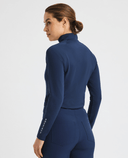ROHNISCH Warm High Collar Top Navy
