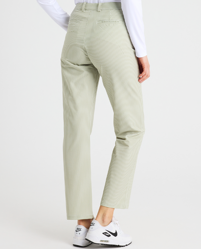 ROHNISCH Fairway Brushed Winter Trouser 30'' Mini Check Sage