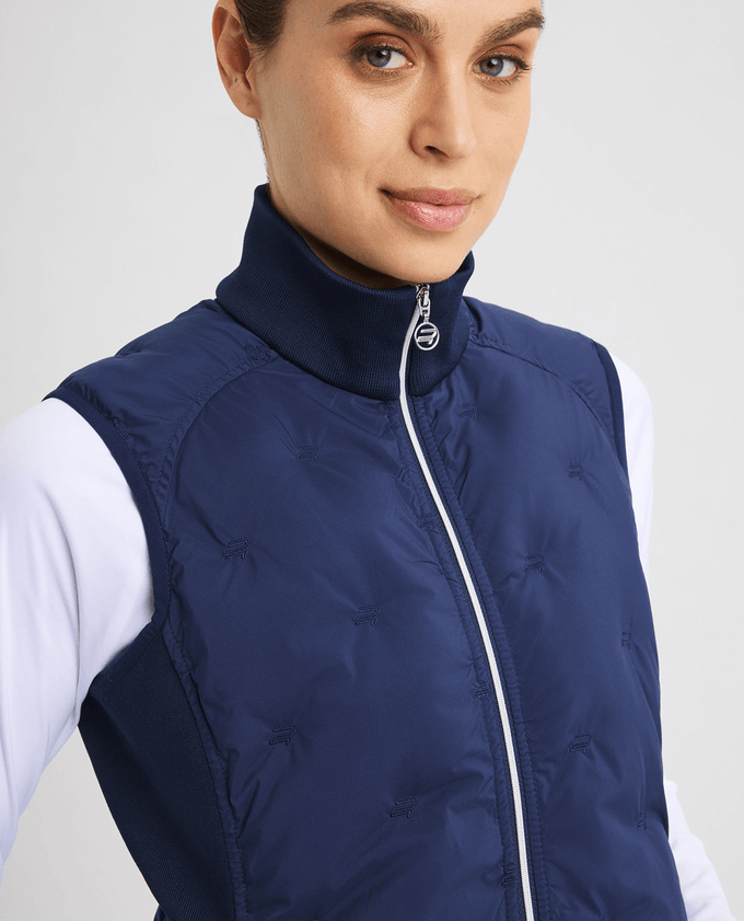 ROHNISCH Padded Windbreaker Vest Navy