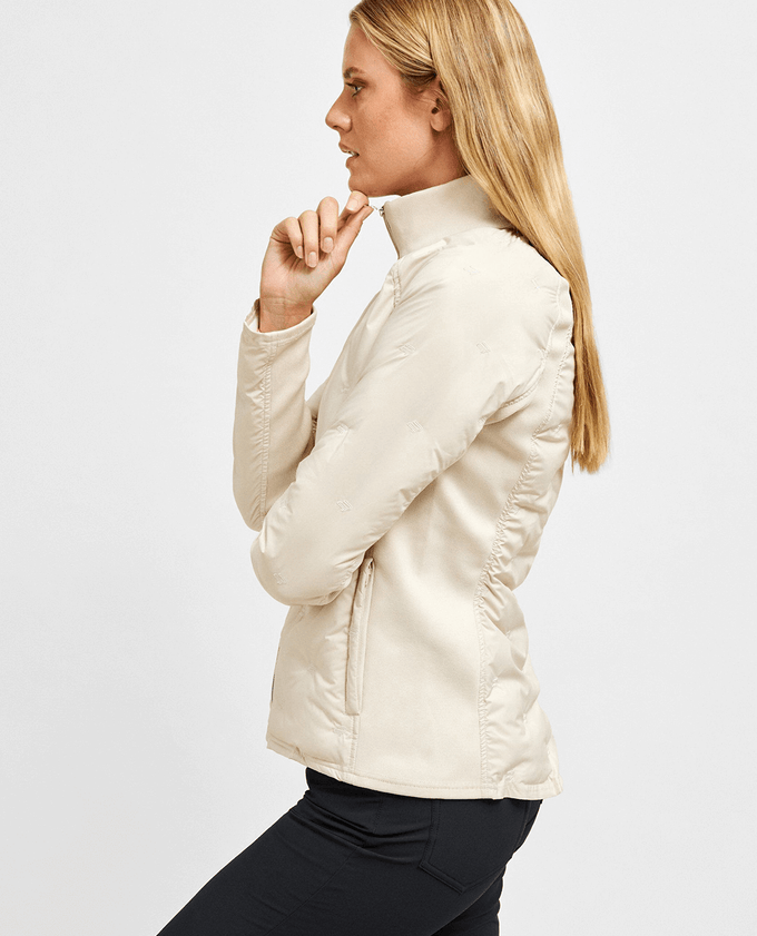 ROHNISCH Padded Windbreaker Jacket Oatmeal