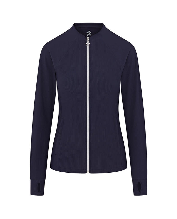 SWING OUT SISTER Peach Elite Jacket Navy