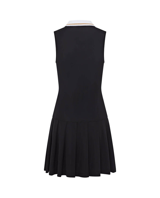 SWING OUT SISTER Paige Elite Pleat Dress Black