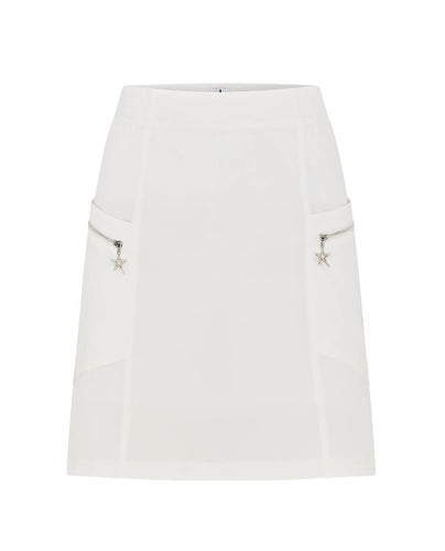 SWING OUT SISTER Lulu Pull On Skort White