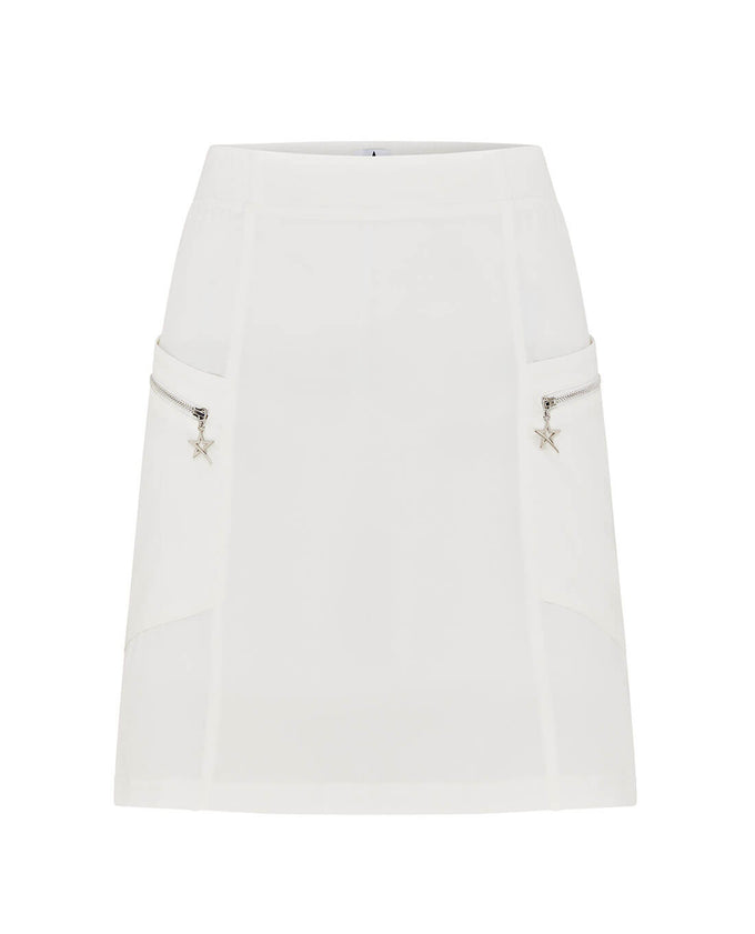 SWING OUT SISTER Lulu Pull On Skort White