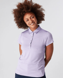 SWING OUT SISTER Amelie Cap Sleeve Polo Digital Lavender
