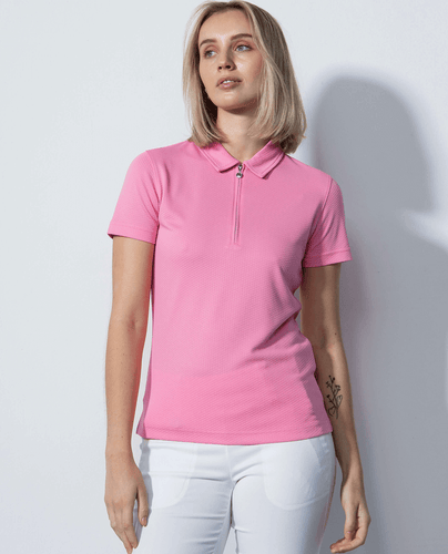 DAILY SPORTS Peoria Short Sleeve Polo 010 Pink Sky