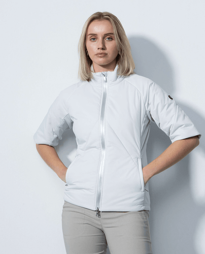 DAILY SPORTS Caen Short Sleeve Quilted Jacket 066 Pearl