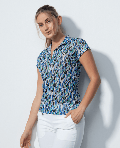 DAILY SPORTS Digne Mesh Polo 117 Abstract
