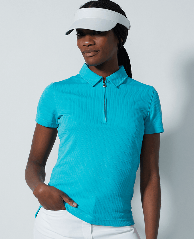 DAILY SPORTS Peoria Short Sleeve Polo 010 Sea Salt