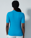 DAILY SPORTS Madelene Cashmere Knitted Polo 273 Sea Salt