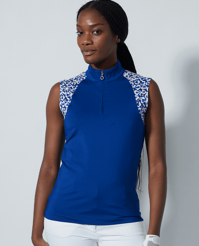 DAILY SPORTS Carira Sleeveless Half Neck Polo 342 Power Leo