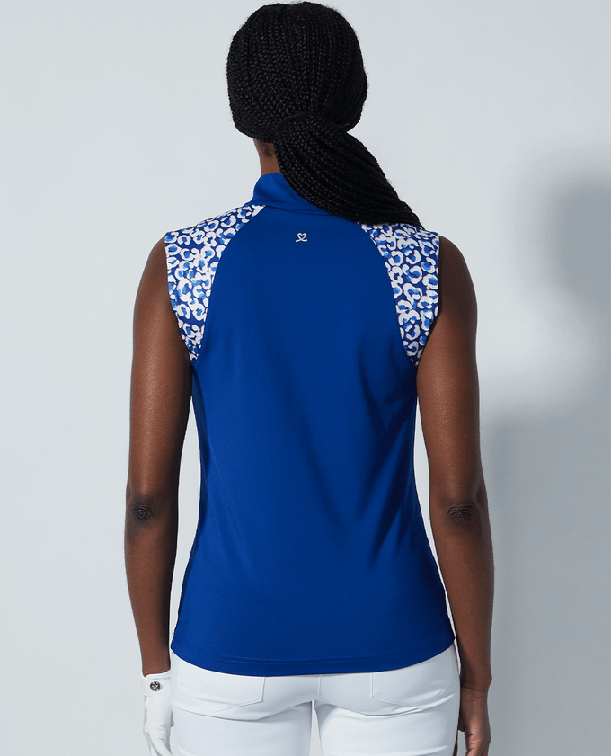 DAILY SPORTS Carira Sleeveless Half Neck Polo 342 Power Leo