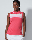 DAILY SPORTS Cecilio Sleeveless Polo 364 Intense Coral