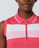 DAILY SPORTS Cecilio Sleeveless Polo 364 Intense Coral