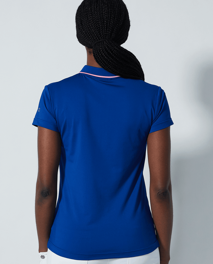 DAILY SPORTS Cecilio Cap Sleeve Polo 365 Power Blue