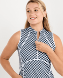 SOFIBELLA Monochrome Check Dress 2285 Michy