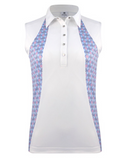 SIZE XS - DAILY SPORTS Sue Sleeveless Polo White
