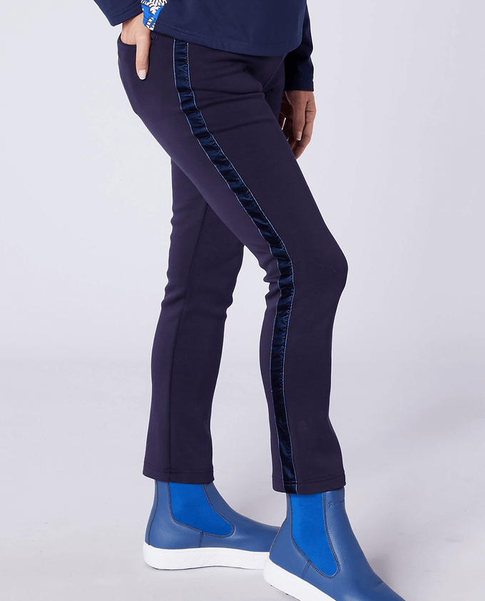 SWING OUT SISTER Amber Pull On Winter Trouser Short 29'' True Navy