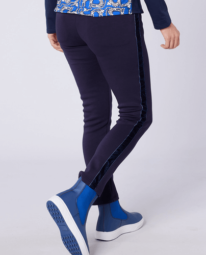 SWING OUT SISTER Amber Pull On Winter Trouser Short 29'' True Navy