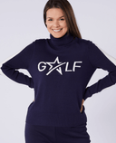 SWING OUT SISTER Sabrina Golf Sweater Twilight Blue