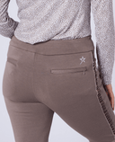 SWING OUT SISTER Amber Pull On Winter Trouser Short 29'' Walnut Whip